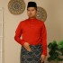 (NEW) BAJU MELAYU CEKAK MUSANG SLIMFIT ITALIAN FABIO BY JAKEL-75 CHILLI RED