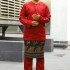 (NEW) BAJU MELAYU TELUK BELANGA REGULAR FIT ITALIAN MARTINEZ BY JAKEL-44 RED