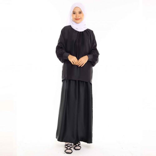 (NEW) SUIT PLAIN MAWAR BY JAKEL-BLACK