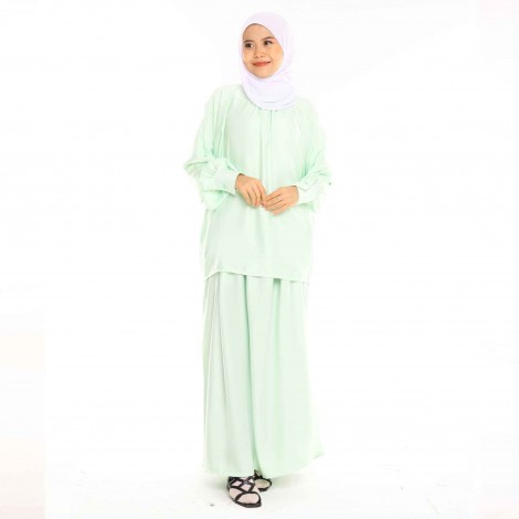 (NEW) SUIT PLAIN MAWAR BY JAKEL-MINT GREEN