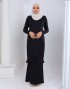 BAJU KURUNG MODERN ALIYAH IN BLACK