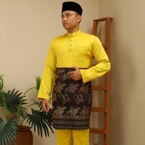 2025 BAJU MELAYU C/M REGULAR FIT ITALIAN MARTINEZ IN 20 MUSTARD YELLOW