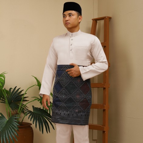 2025 BAJU MELAYU C/M REGULAR FIT ITALIAN MARTINEZ IN 17 IVORY