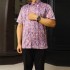 (NEW) KEMEJA PRINTED SHORT SLEEVE DAYYAN BY JAKEL (DES 2 & DES 4)-DES 2 - PURPLE