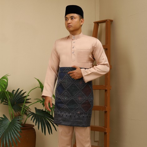 2025 BAJU MELAYU C/M REGULAR FIT ITALIAN MARTINEZ IN 08 LIGHT BROWN