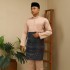 2025 BAJU MELAYU C/M REGULAR FIT ITALIAN MARTINEZ BY JAKEL-08 - LIGHT BROWN