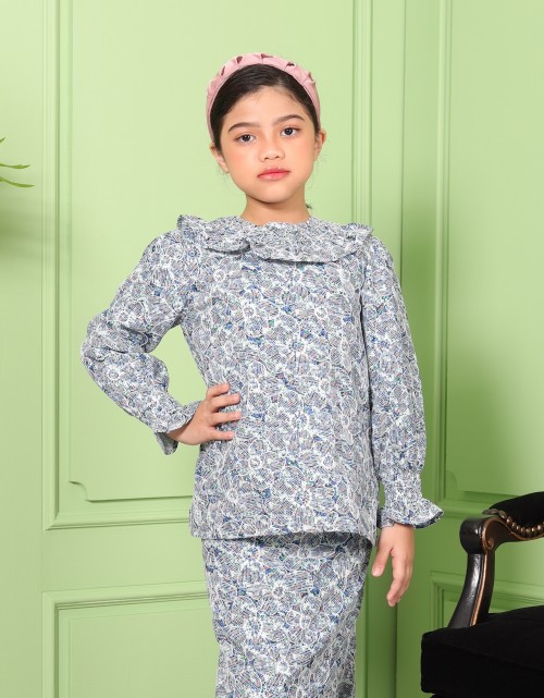 BAJU KURUNG MODERN ZALFIERA MOM IN 05 NAVY BLUE