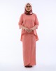 MINI KURUNG ANNE IN CORAL