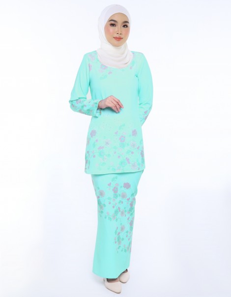 BAJU KURUNG MDN BELLOVA IN TIFFANY BLUE