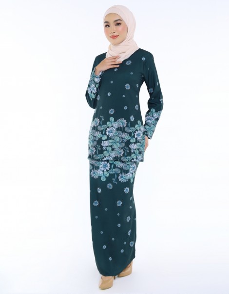 BAJU KURUNG MDN MUFEEDA IN ZAMRUD GREEN