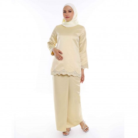 JAKEL BAJU KURUNG MODERN DUCHES IMARA-YELLOW