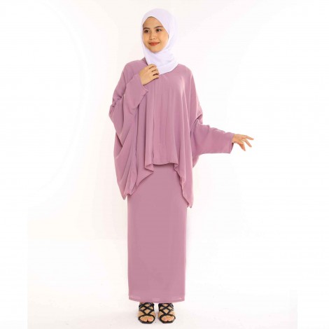 KEBAYA PLAIN ALIN IN DUSTY PURPLE