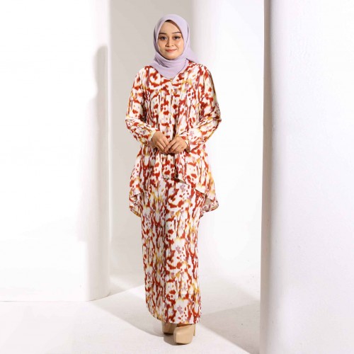 2025 KEBAYA PRINTED LYNELLE BY JAKEL-FIRE RED