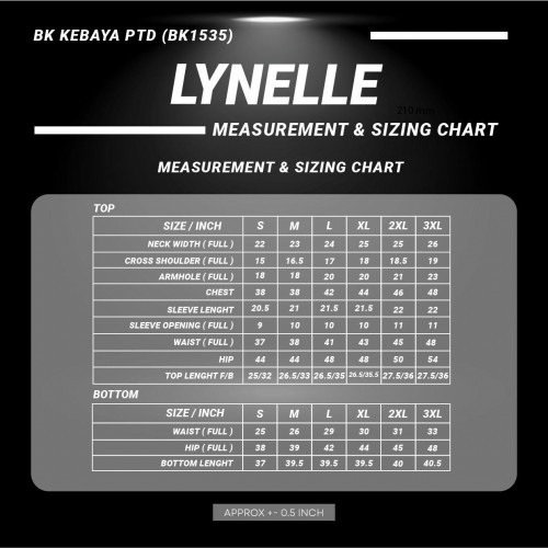 2025 KEBAYA PRINTED LYNELLE BY JAKEL-MUSTARD