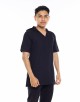 KURTA SALEEM STICHING HOODIE SHORT SLEEVE IN 17 BLACK