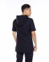 KURTA SALEEM STICHING HOODIE SHORT SLEEVE IN 17 BLACK