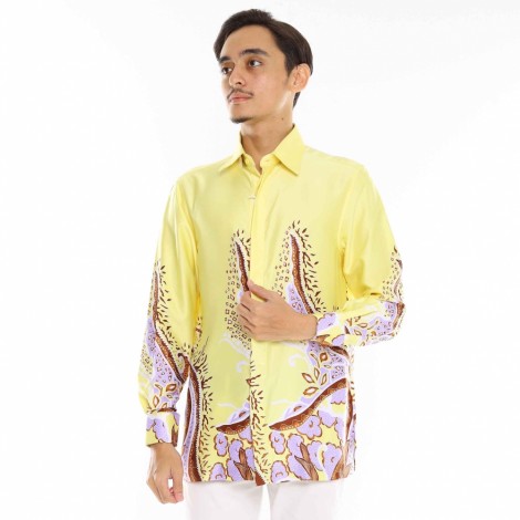 BATIK SEDONDON KEMEJA PTD ADAFA BY JAKEL IN YELLOW