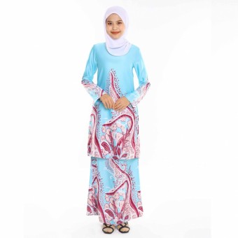 BATIK SEDONDON KURUNG PTD ADAFA BY JAKEL IN LIGHT BLUE