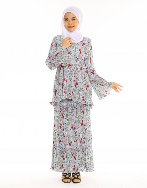 KURUNG MDN PLEATED NADIYA IN 09 SKY BLUE